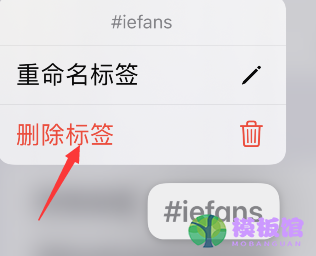 iphone备忘录怎么删除标签？苹果手机备忘录清除标签教程截图