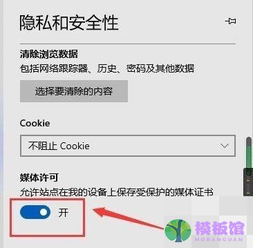 microsoft edge媒体许可怎么开启?microsoft edge媒体许可开启方法截图