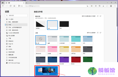 microsoft edge怎么获得更多主题?microsoft edge获得更多主题教程截图