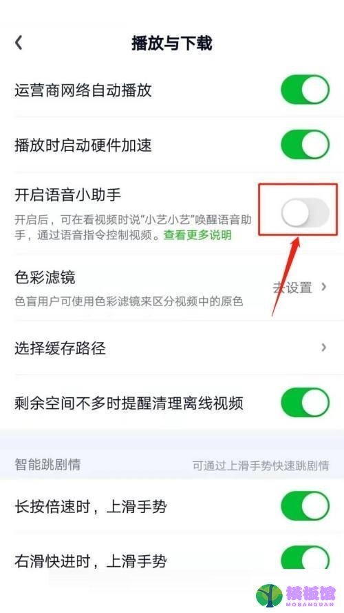 爱奇艺怎么开启语音小助手?爱奇艺开启语音小助手方法截图