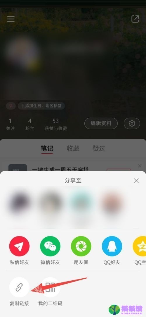 小红书个人主页链接怎么查看?小红书个人主页链接查看方法截图