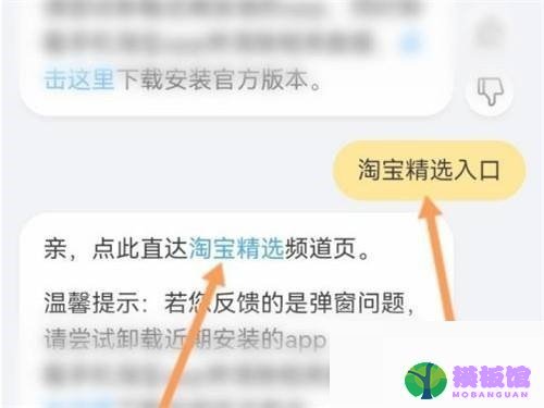 淘宝精选怎么进入?淘宝精选进入方法截图